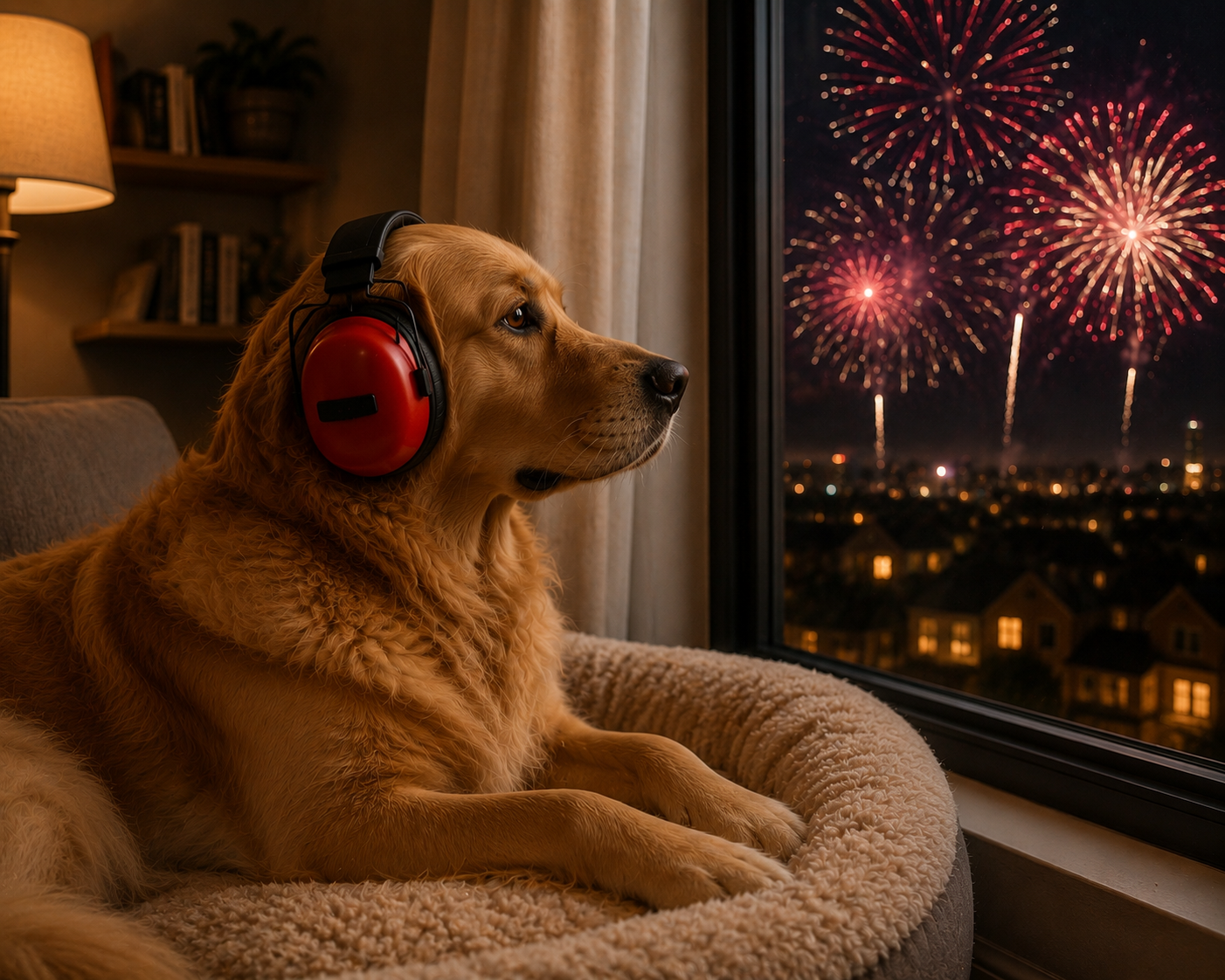 Casque anti-bruit Veloré pour chien — Protection acoustique contre l'anxiété sonore